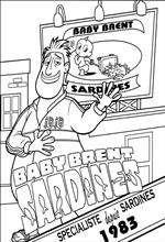 coloring page Cloudy with a Chance of Meatballs
